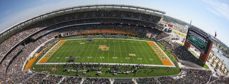 McLane Stadium, home of the Baylor Bears, in Waco, Texas. (Getty Images/Tom Pennington)